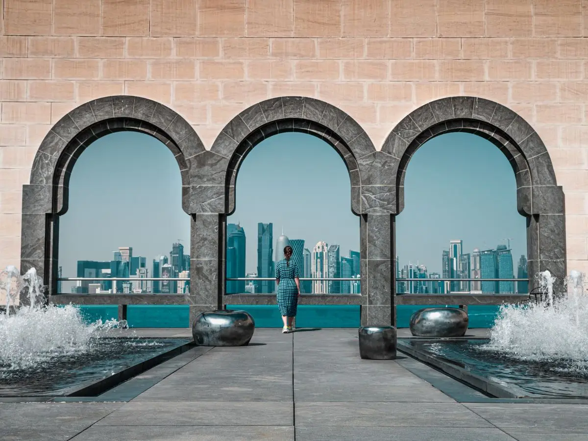 La skyline de Doha vue du musée d'art islamique