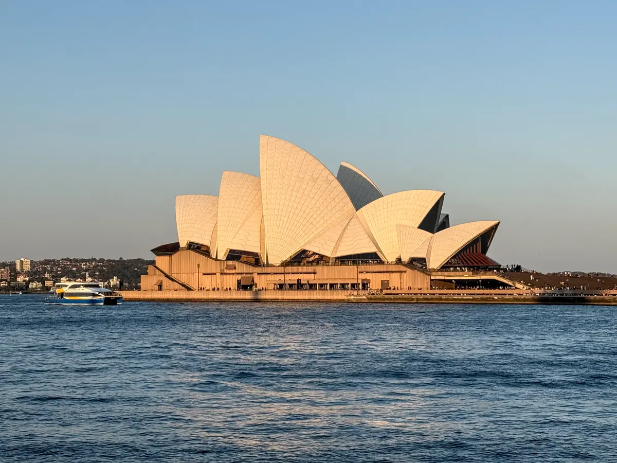 L'Opéra de Sydney au soleil couchant